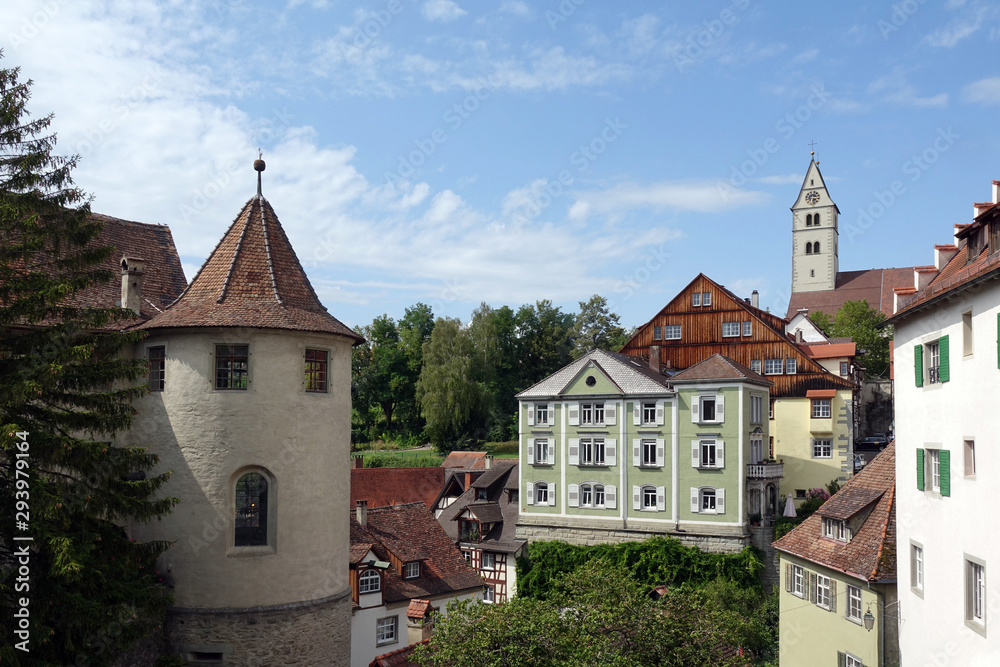 Meersburg mit katholischer Kirche Meersburg mit katholischer Kirche