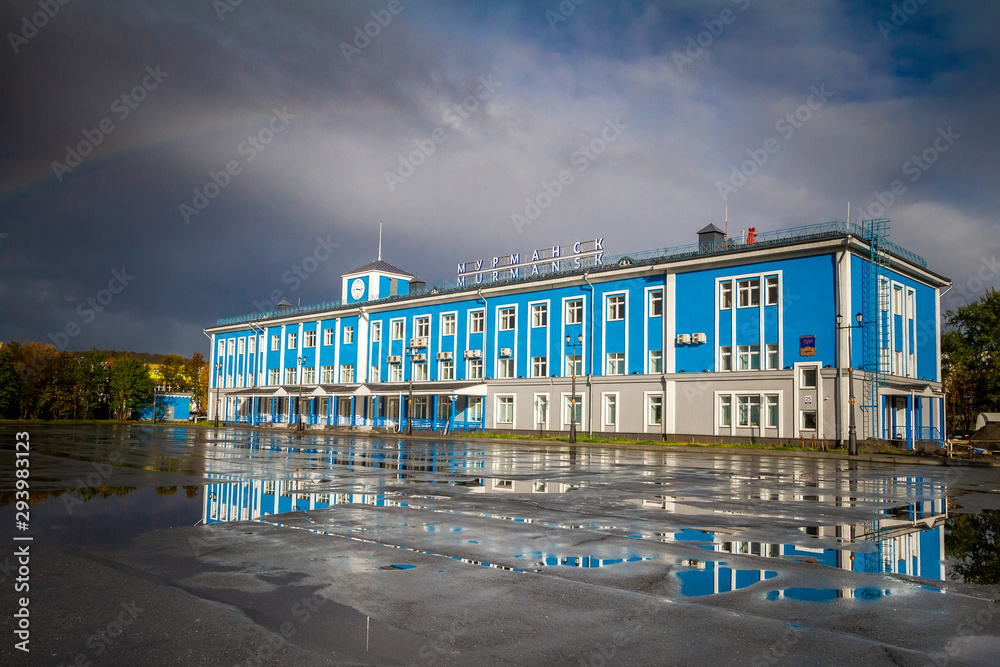 The main building of the Murmansk sea terminal