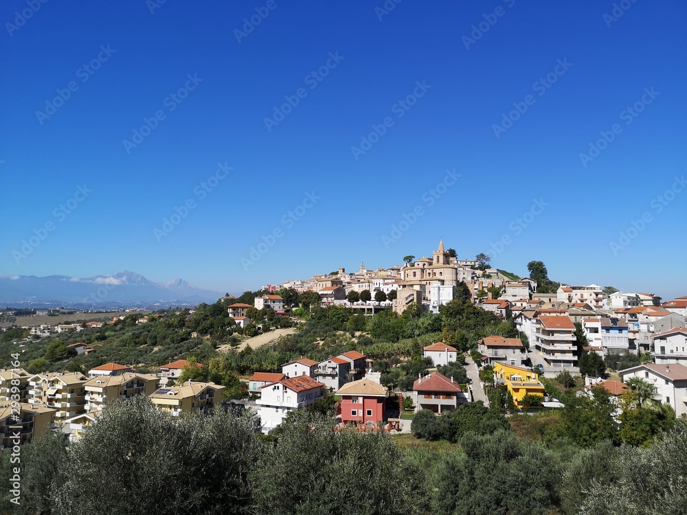 view of the city of spoltore