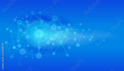  Vector abstract technology background. Futuristic concept