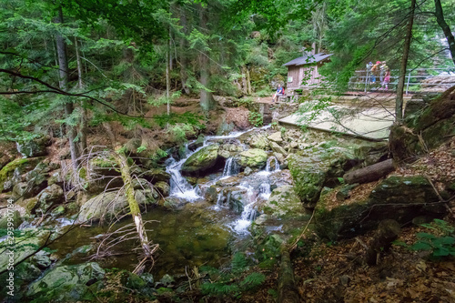 Schilderij op canvas Rißloch Wasserfälle 2019