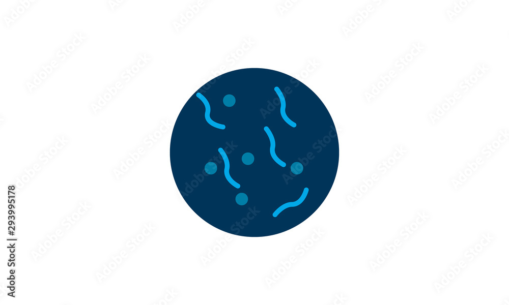 Petri dish icon for biological studies Petri dish icon for biological studies