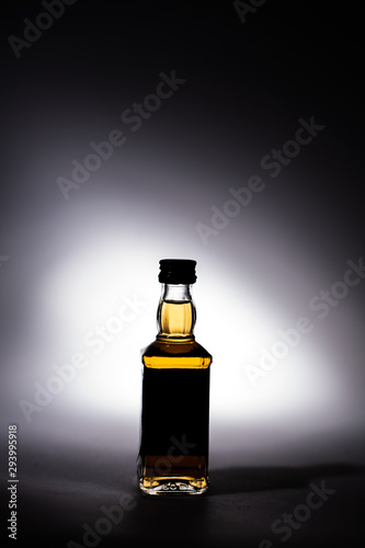 A Small Bottle of Alcohol