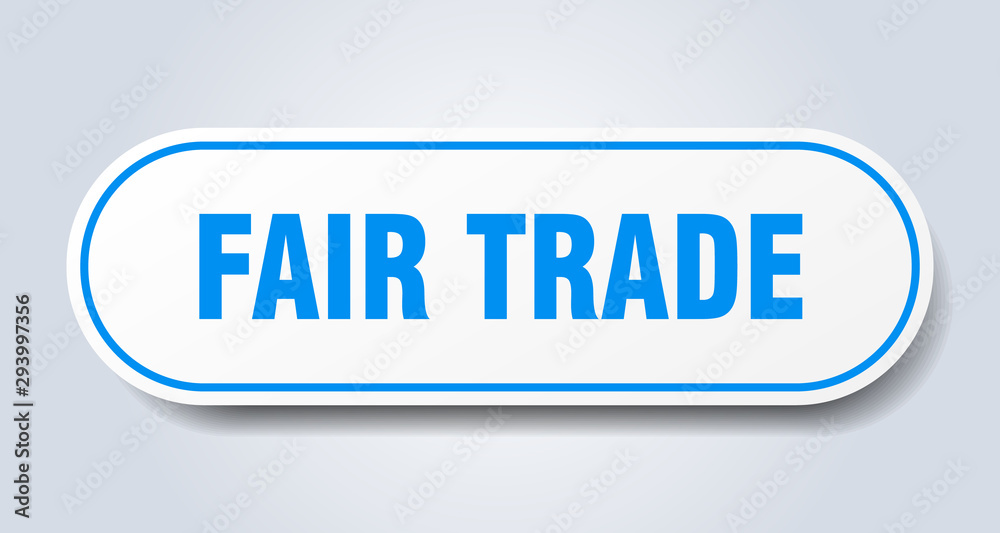 fair trade sign. fair trade rounded blue sticker. fair trade fair trade sign. fair trade rounded blue sticker. fair trade