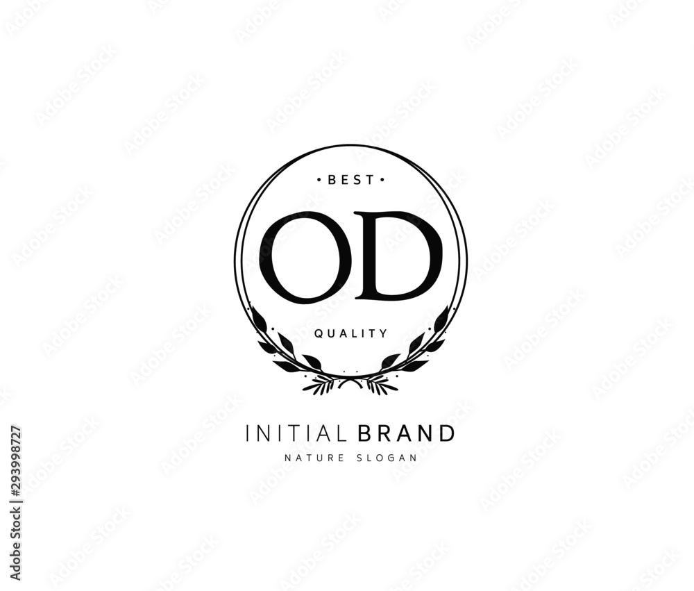 O D OD Beauty vector initial logo, handwriting logo of initial signature, wedding, fashion, jewerly, boutique, floral and botanical with creative template for any company or business. O D OD Beauty vector initial logo, handwriting logo of initial signature, wedding, fashion, jewerly, boutique, floral and botanical with creative template for any company or business.