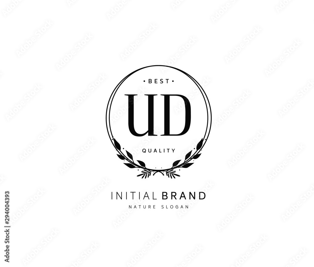 U D UD Beauty vector initial logo, handwriting logo of initial signature, wedding, fashion, jewerly, boutique, floral and botanical with creative template for any company or business. U D UD Beauty vector initial logo, handwriting logo of initial signature, wedding, fashion, jewerly, boutique, floral and botanical with creative template for any company or business.