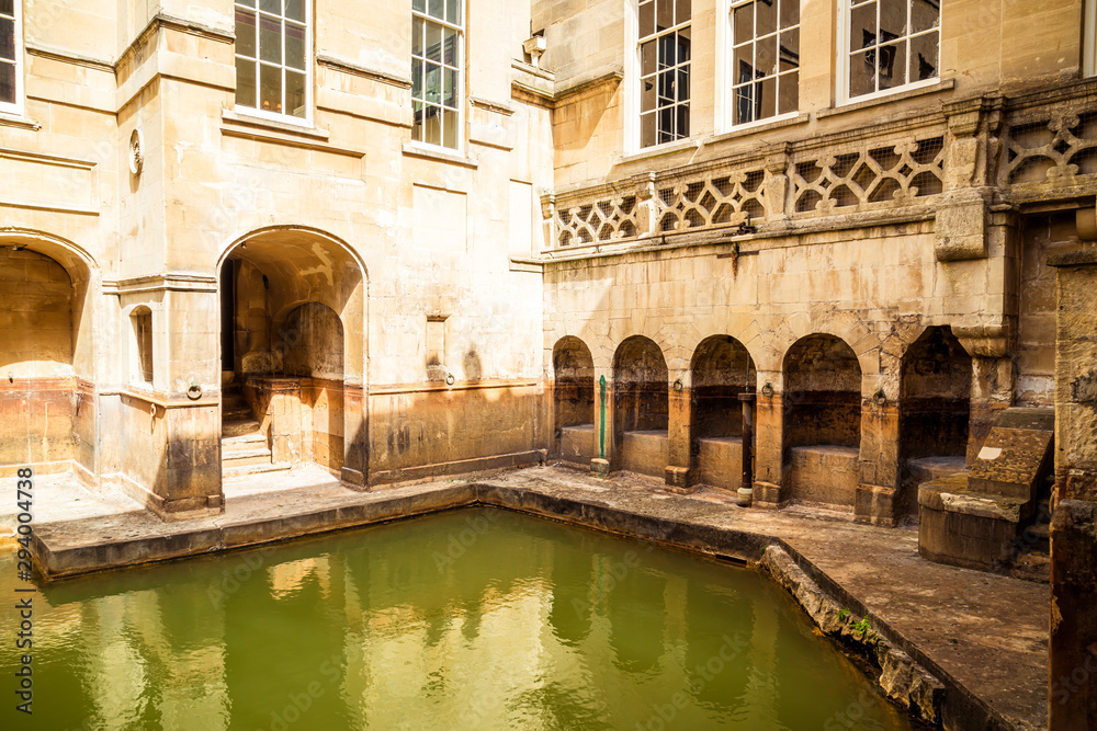 Roman Baths in Bath, England