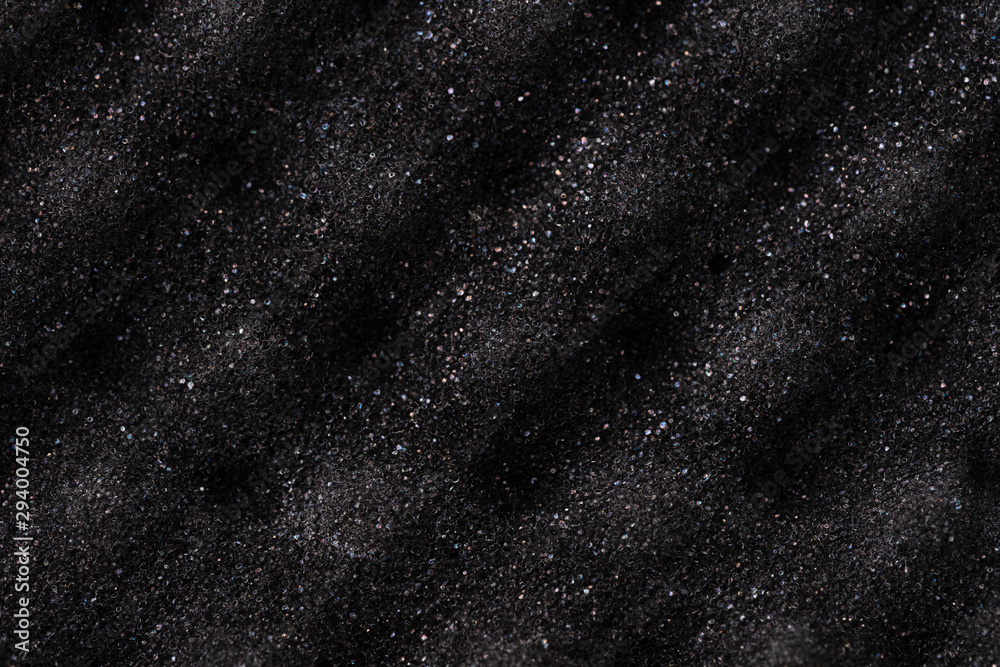 Obraz premium Abstract black foam texture background