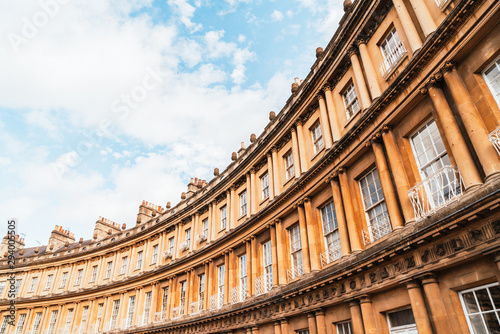 Quadro su tela The Circus - the iconic British style architecture buildings
