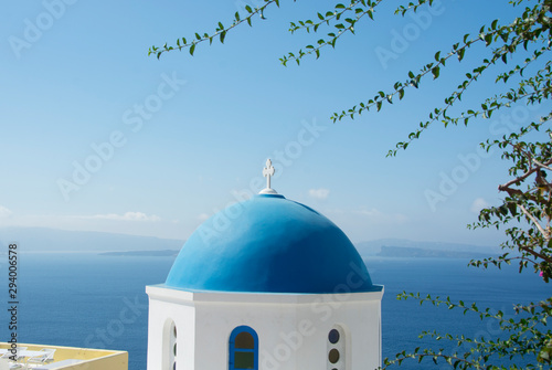 Panoramic view at Oia, Santorini, Greece