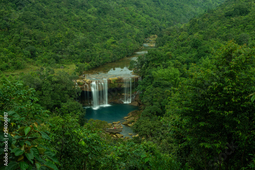 Krangsuri Waterfall near Amlarem,Meghalaya,India,Asia