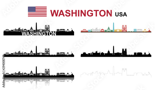 Washington, großes Set