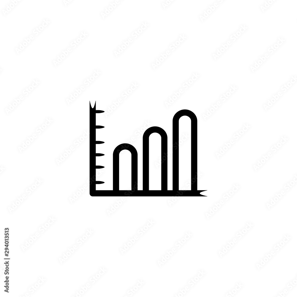 Chart icon. Finance report symbol Chart icon. Finance report symbol