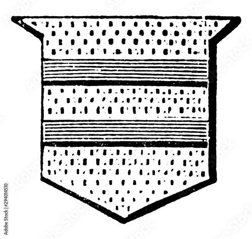 Closets is a diminutive of the bar, vintage engraving.