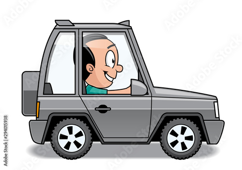 Driving the off-road car