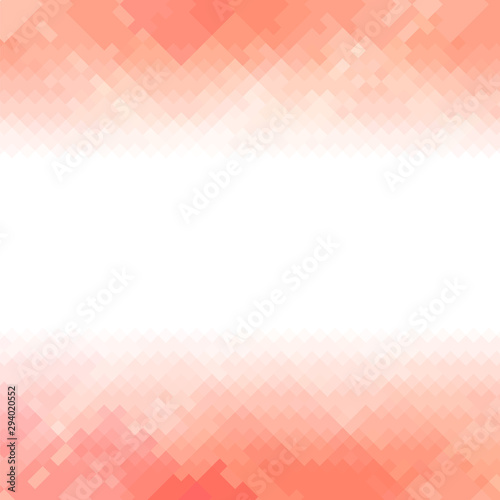 Red Polygonal Background. Rumpled Square Pattern. Low Poly Texture. Abstract Mosaic Modern Design. Origami Style.
