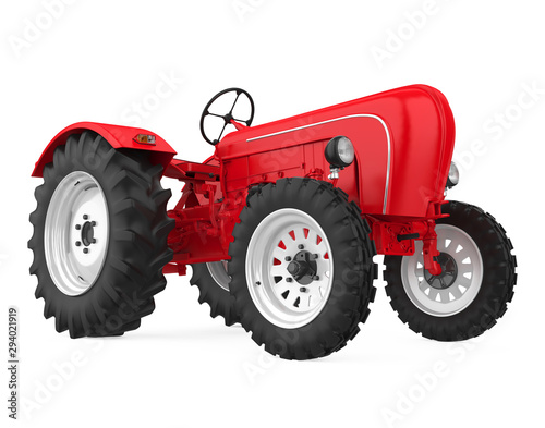 Agriculture Tractor Isolated