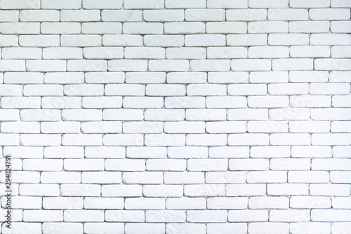 White brick wall pattern for background