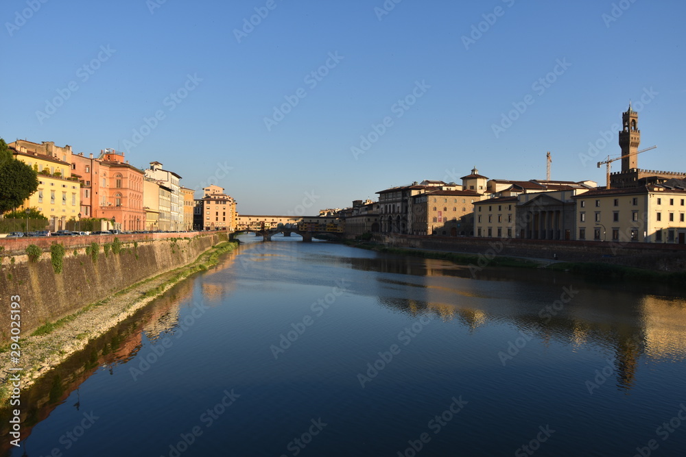 The Arno River Florence Italy