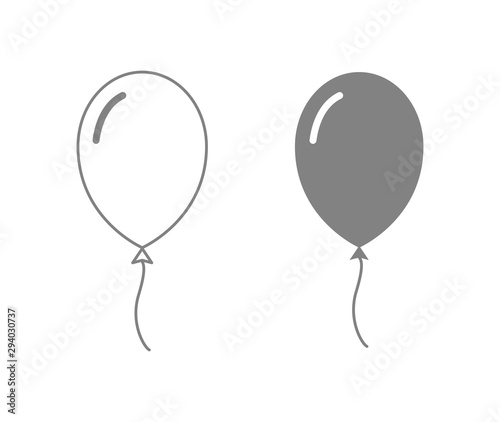 balloon outline icon