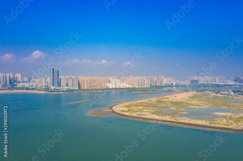 Beautiful scenery in Zhanjiang Bay, Guangdong Province