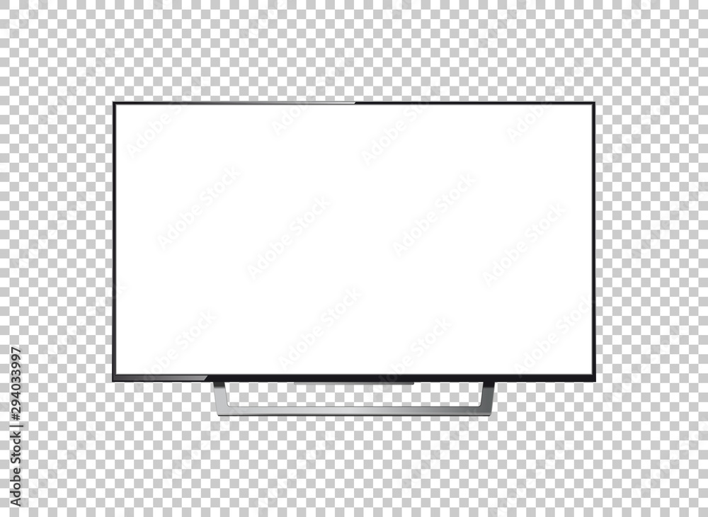 LED television screen on background vector LED television screen on background vector