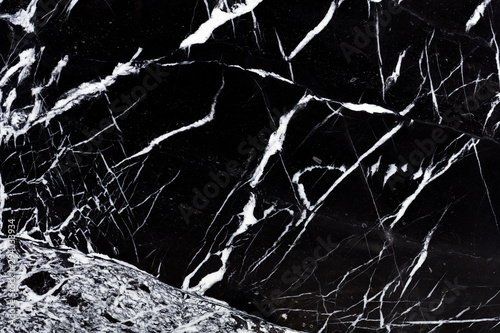 New natural marble background in black and white colors for new interior.