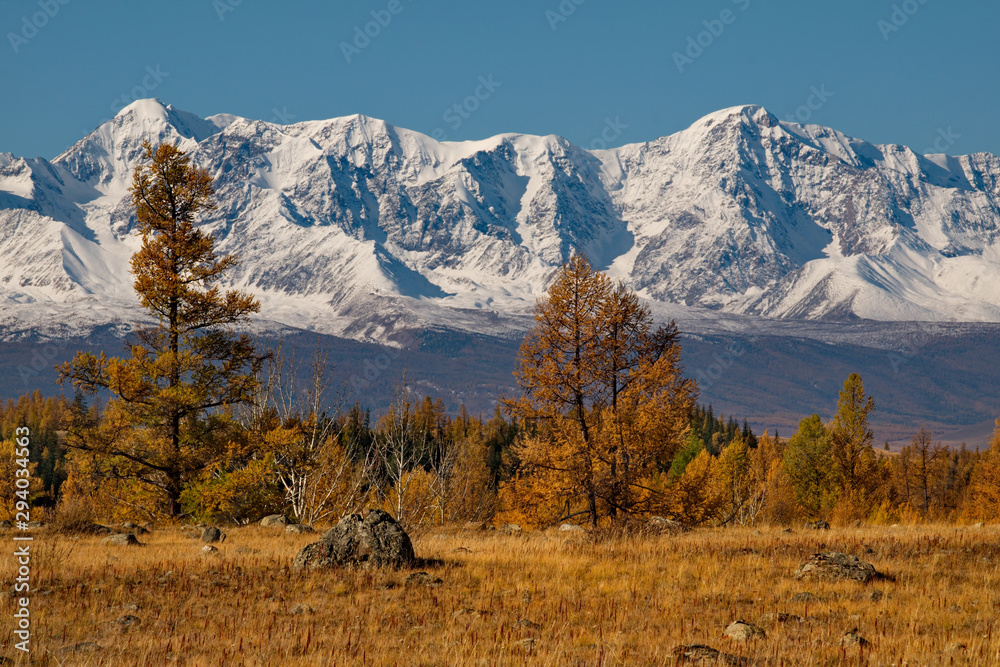 Russia. North-Chui mountain range in the South of the Altai mountains along the Chuya highway.