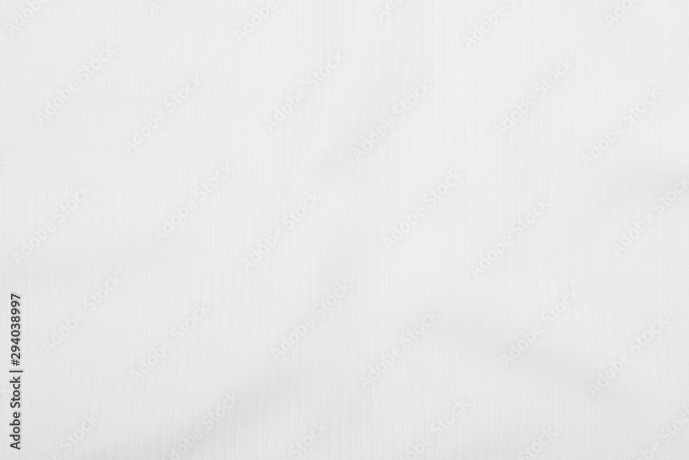 Obraz premium White fabric texture background with soft waves.
