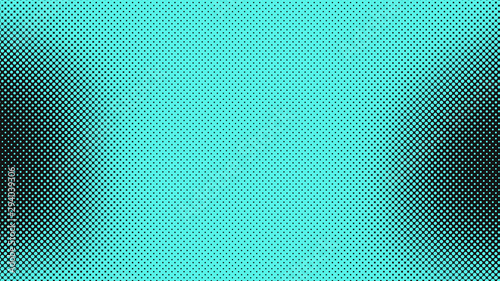 Light turquoise with black pop art background in retro comic style with halftone dots, vector illustration of backdrop with isolated dots