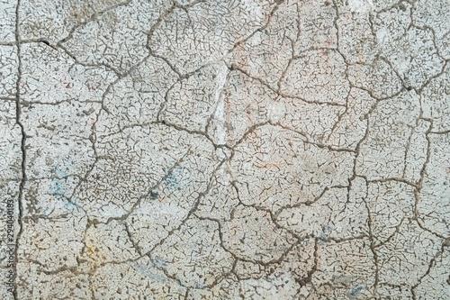 cracked texture of concrete outdoor table
