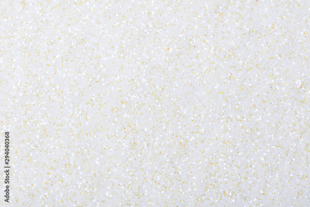 Light holographic glitter texture for your personal creative design work, texture in white tone.