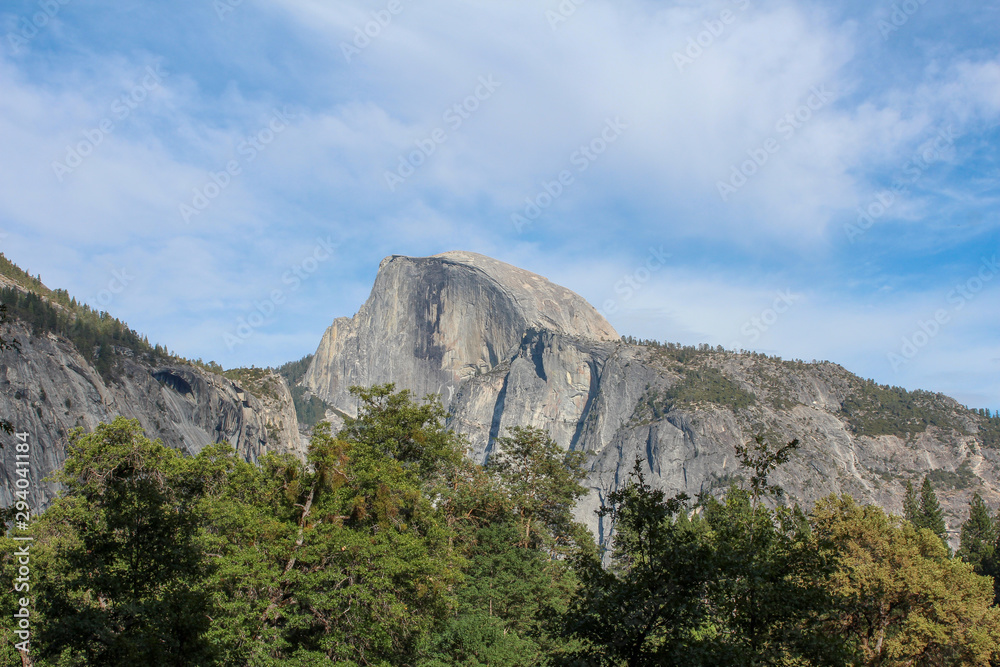 Half Dome view from one of the view point in Yosemite National Park, California, USA