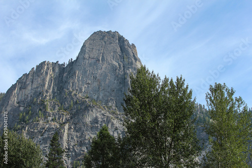 View of one of the peak in Yosemite National Park, California, USA