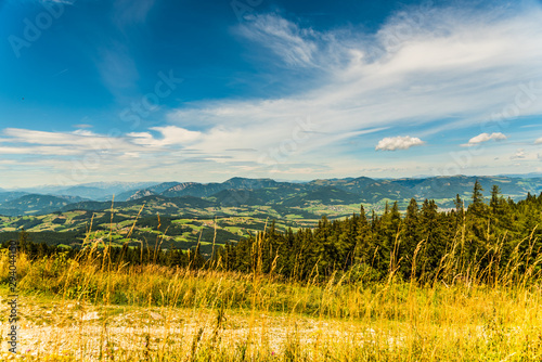 View from Shockl mountain in Graz. Tourist spot in Graz Styria. Places to see in Austria