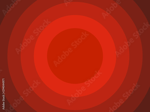 Red circles vector background geometric overlap layer for background design