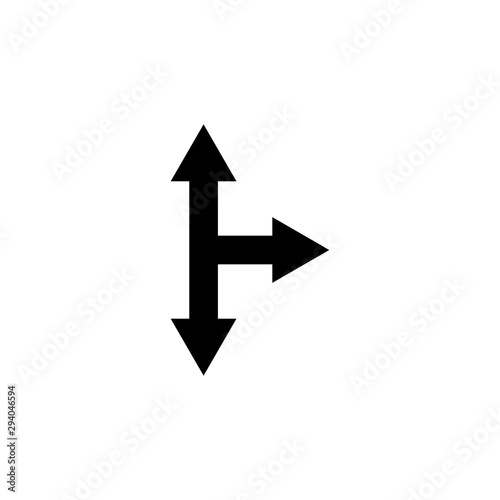 Free Download arrow icon vector trendy flat design - GFXLoad