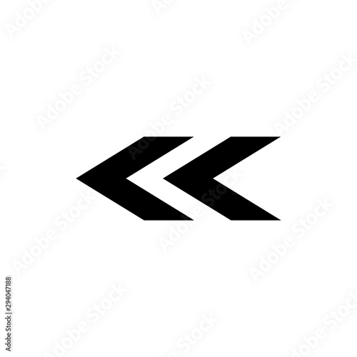 Free Download arrow icon vector trendy flat design - GFXLoad