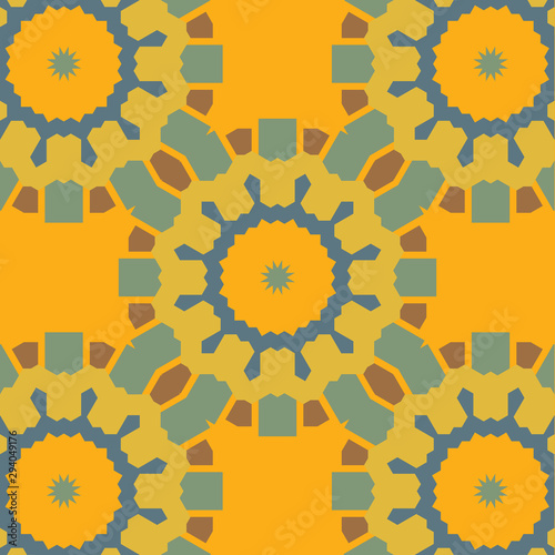 vector abstract repeated pattern, colorful arabesque background with ornament tribal, symmetrical mandalas. perfect for surface pattern design, phone cases, fashion and antique, wallpaper and texture