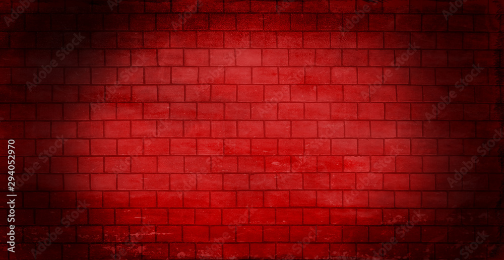 Red flag painted on the wall