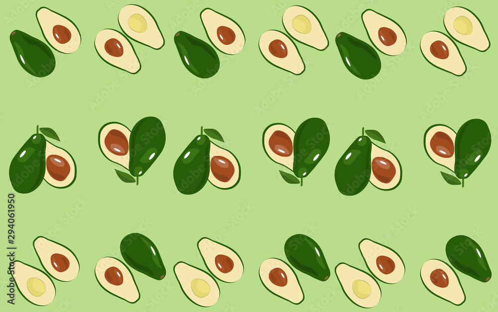 whole and sliced avocado fruits backdrop whole and sliced avocado fruits backdrop
