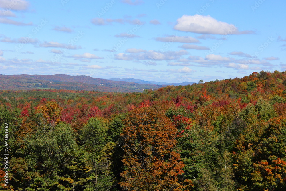 Fototapeta premium Fall in the Eastern Townships, Qc