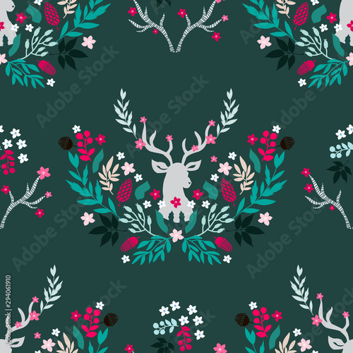 Christmas deer  pattern10
