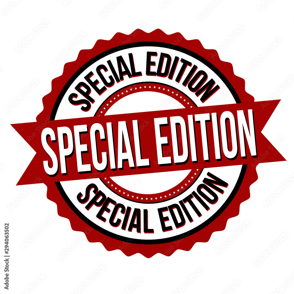 Obraz premium Special edition label or sticker