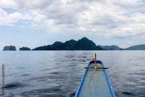 Island hopping by boat photo