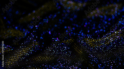  silk lurex fabric background or texture © mubus