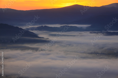 岩手県遠野市　高清水展望台からの雲海 © yspbqh14