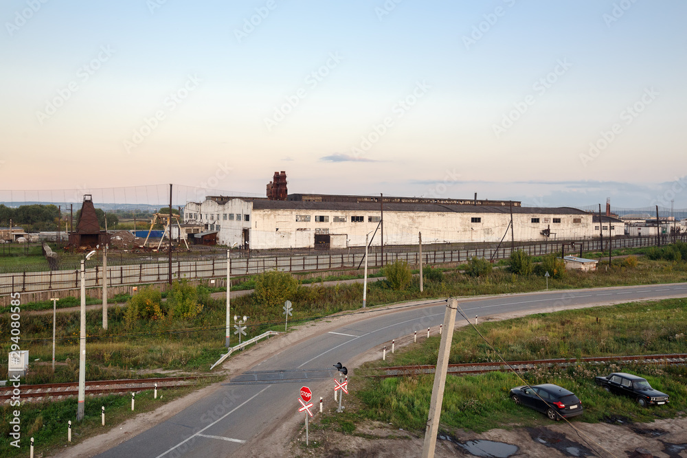 View of the Correctional colony number 5. Town of Nizhniye Vyazovye, Republic of Tatarstan, Russia.