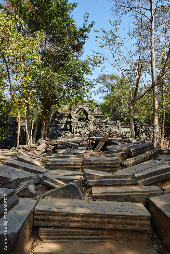 Beng Mealea is a famous landmark in Cambodia. Beng Mealea is a famous landmark in Cambodia.
