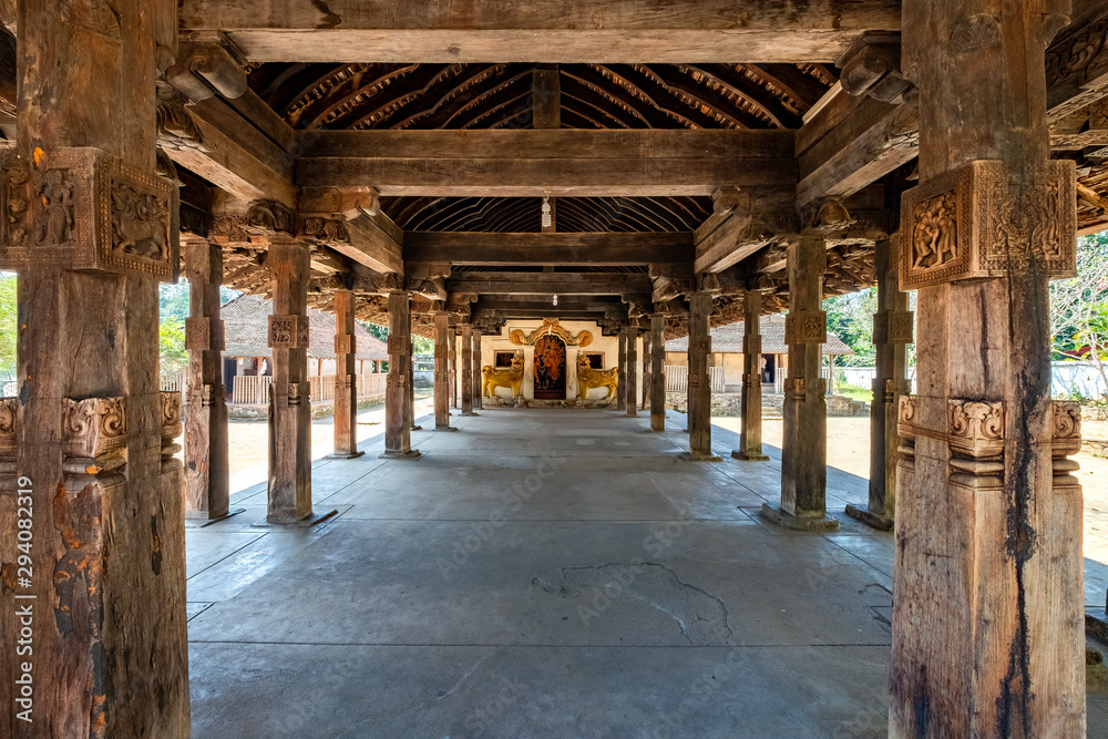 Embekke Devala, Hindu Temple, Kandy, Sri Lanka